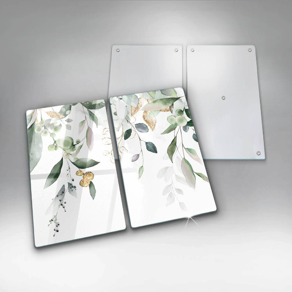 Sklo za varnú dosku Akvarelové listy