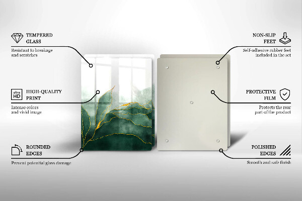 Sklo za varnú dosku Abstraktná príroda