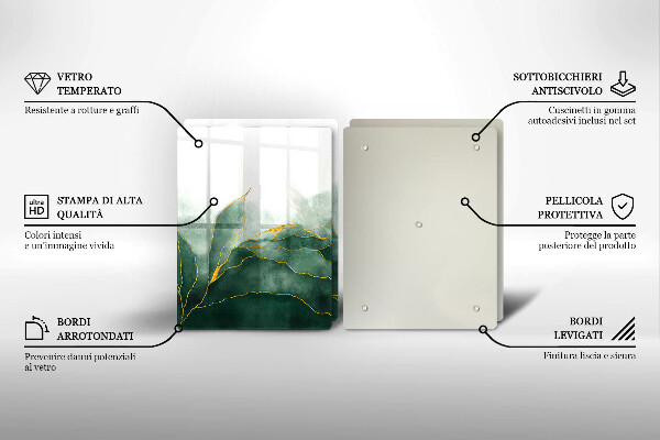Sklo za varnú dosku Abstraktná príroda