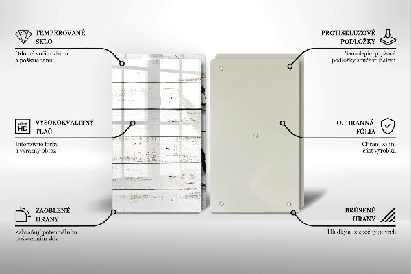 Sklo za varnú dosku Staré dosky a listy