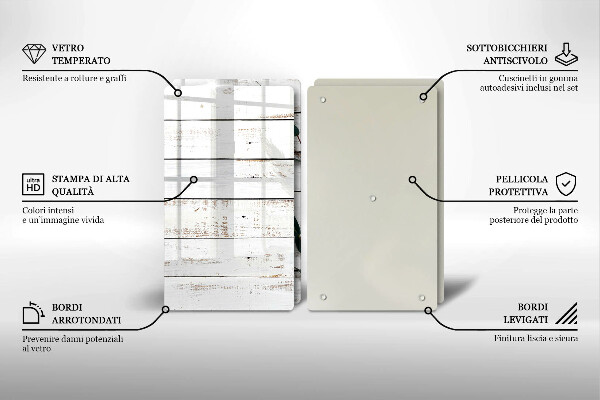 Sklo za varnú dosku Staré dosky a listy
