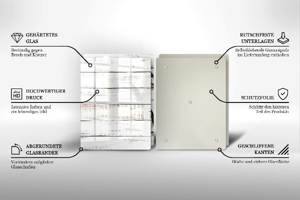 Sklo za varnú dosku Staré dosky a listy