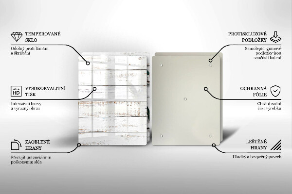 Sklo za varnú dosku Staré dosky a listy