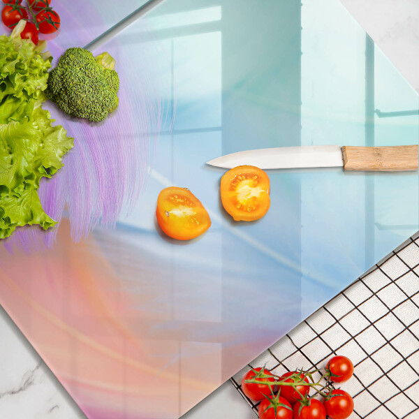 Sklo za varnú dosku Pastelové perie