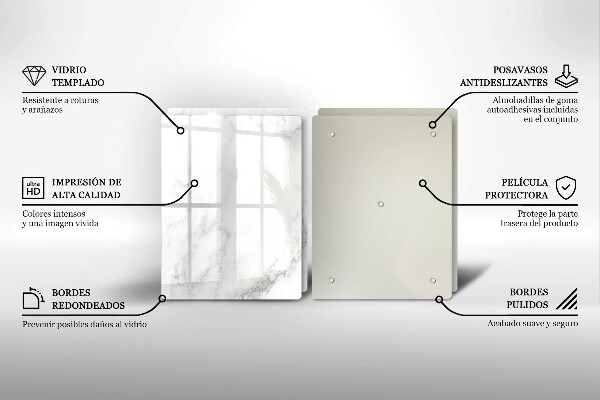 Kryt na stenu pri sporáku Moderný mramor