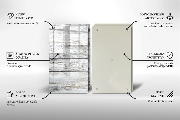 Kryt na stenu pri sporáku Svetlé drevené dosky