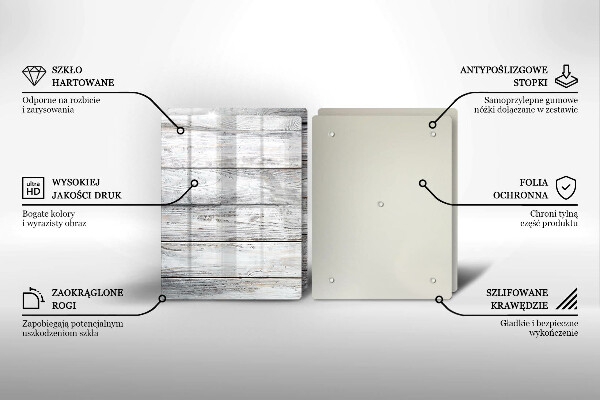 Kryt na stenu pri sporáku Svetlé drevené dosky