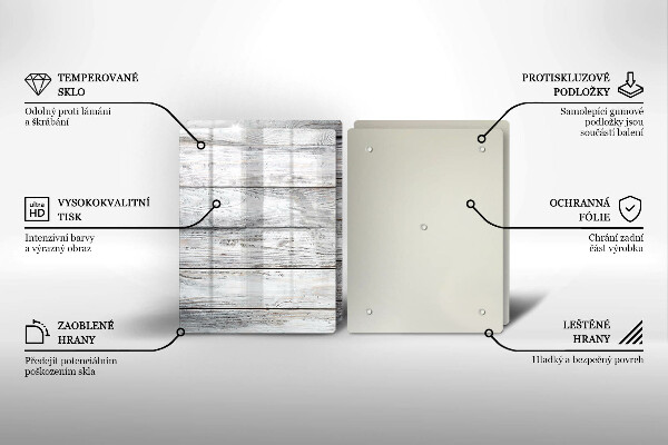 Kryt na stenu pri sporáku Svetlé drevené dosky