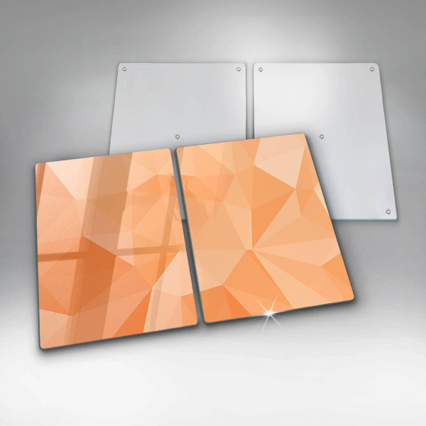 Kryt na stenu pri sporáku Geometrické pozadie