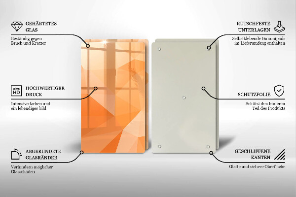 Kryt na stenu pri sporáku Geometrické pozadie