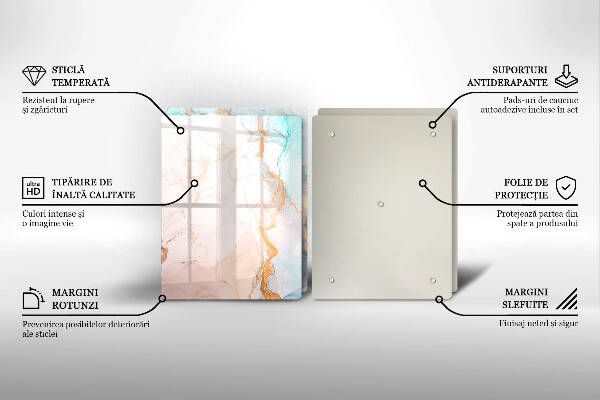 Kryt na stenu pri sporáku Mramorová abstrakcia