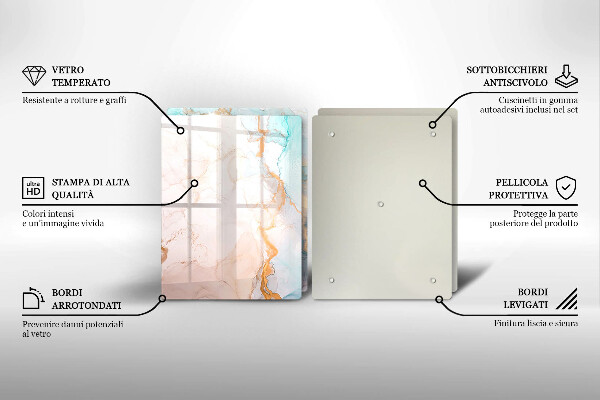 Kryt na stenu pri sporáku Mramorová abstrakcia