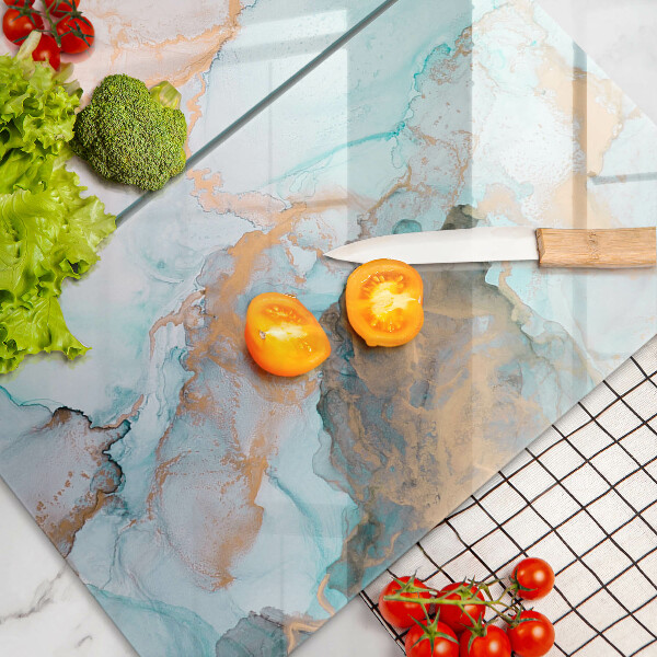 Kryt na stenu pri sporáku Mramorová abstrakcia