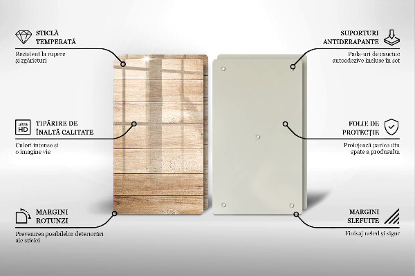 Sklo za varnú dosku Drevené dosky