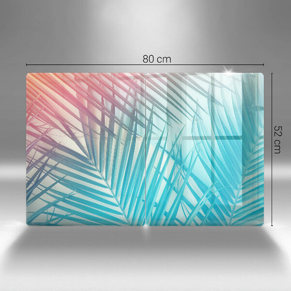 Sklo za varnú dosku Pastelové listy