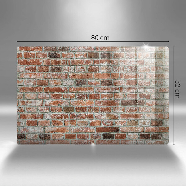Sklo za varnú dosku Stará tehlová stena