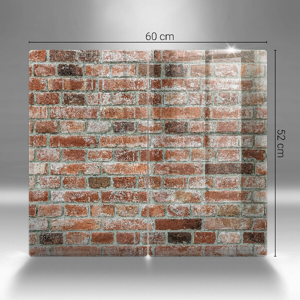 Sklo za varnú dosku Stará tehlová stena