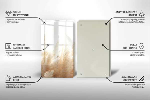 Sklo za varnú dosku Pampasová tráva