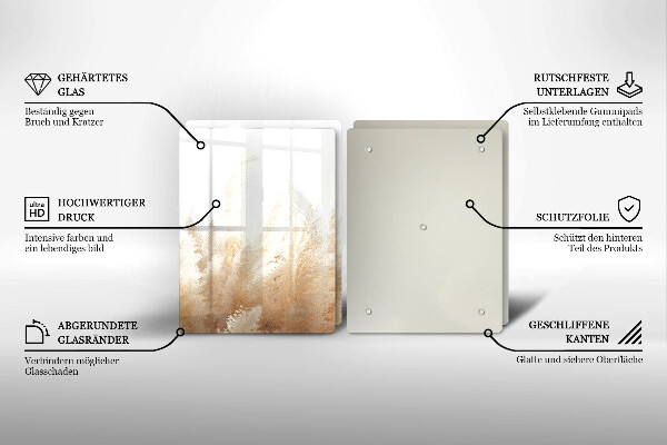 Sklo za varnú dosku Pampasová tráva