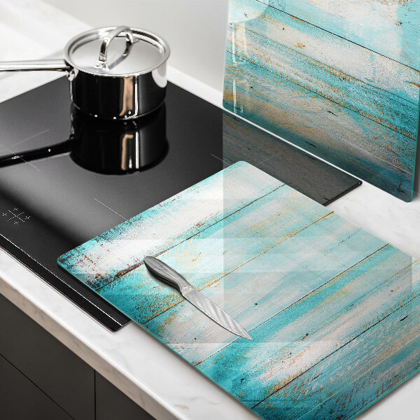 Tvrdené sklo za varnú dosku Vintage drevené dosky