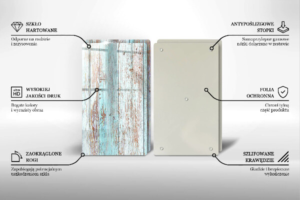 Sklo za varnú dosku Staré vintage dosky