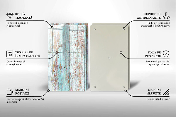 Sklo za varnú dosku Staré vintage dosky