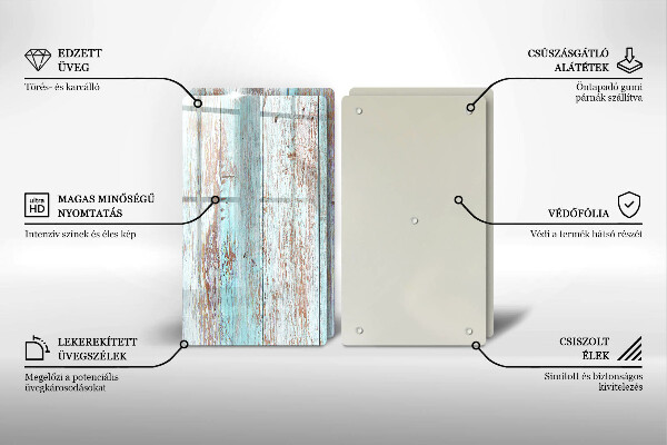 Sklo za varnú dosku Staré vintage dosky