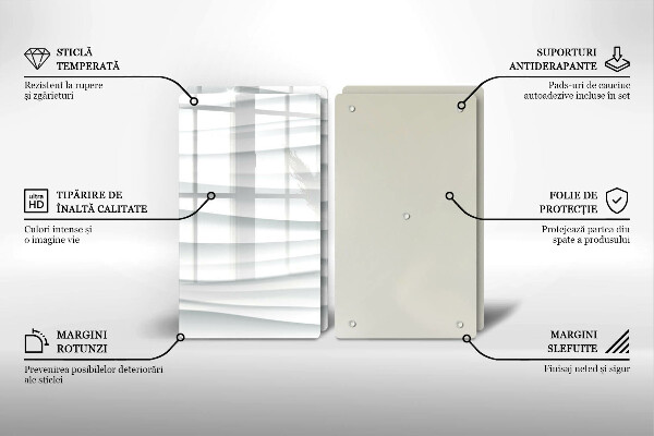 Sklo za varnú dosku Moderná štruktúra