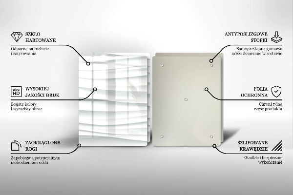 Sklo za varnú dosku Moderná štruktúra