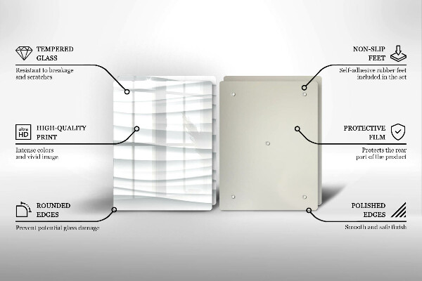 Sklo za varnú dosku Moderná štruktúra