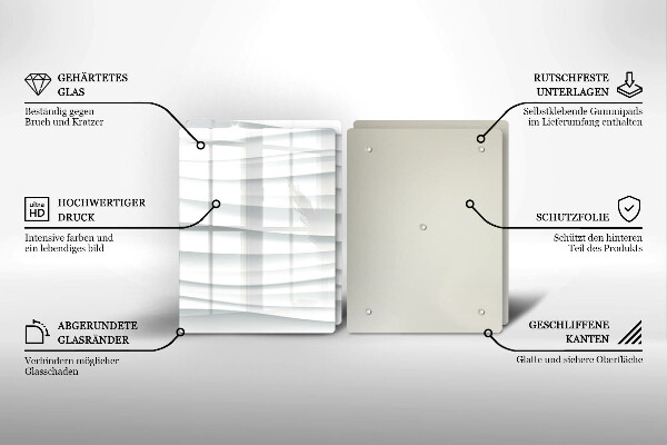 Sklo za varnú dosku Moderná štruktúra