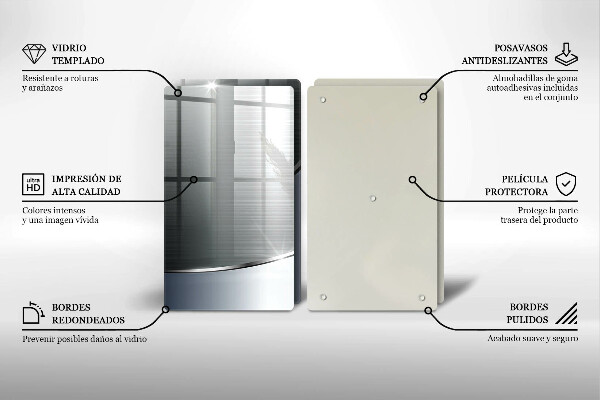 Tvrdené sklo za varnú dosku Kovový abstraktný vzor