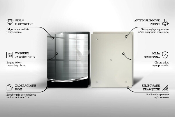Sklo za varnú dosku Abstrakcia s kovom