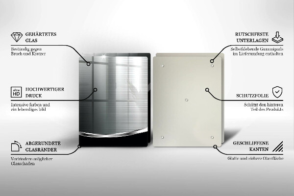Sklo za varnú dosku Abstrakcia s kovom
