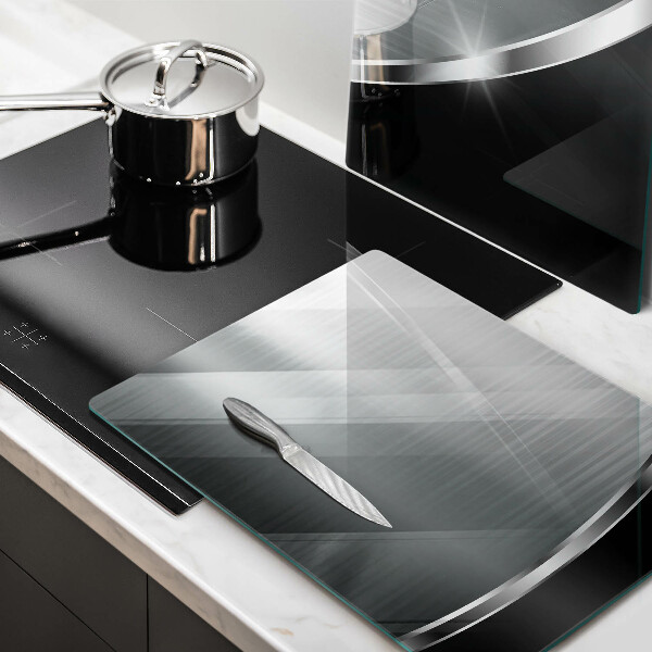 Sklo za varnú dosku Abstrakcia s kovom