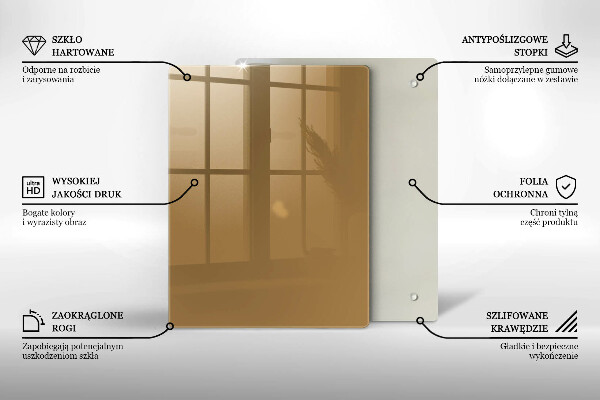 Kryt na indukčnú dosku Farba béžová