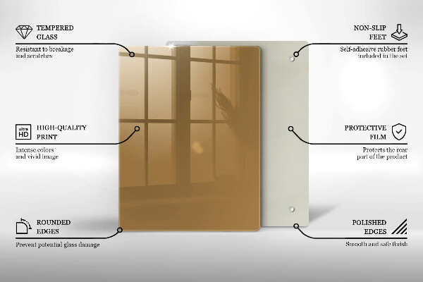 Kryt na indukčnú dosku Farba béžová