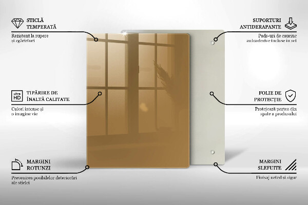 Kryt na indukčnú dosku Farba béžová