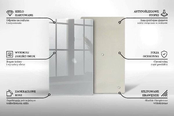 Kryt na indukčnú dosku Šedá farba