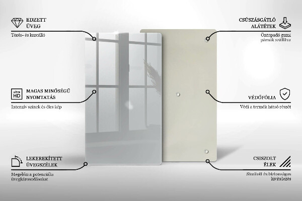 Kryt na indukčnú dosku Šedá farba
