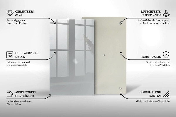 Kryt na indukčnú dosku Šedá farba