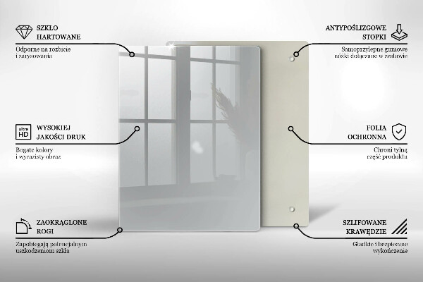 Kryt na indukčnú dosku Šedá farba