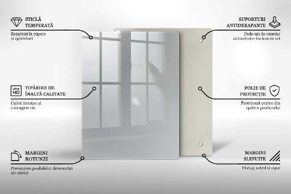 Kryt na indukčnú dosku Šedá farba