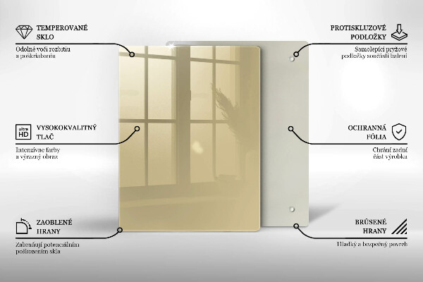Kryt na indukčnú dosku Farba béžová