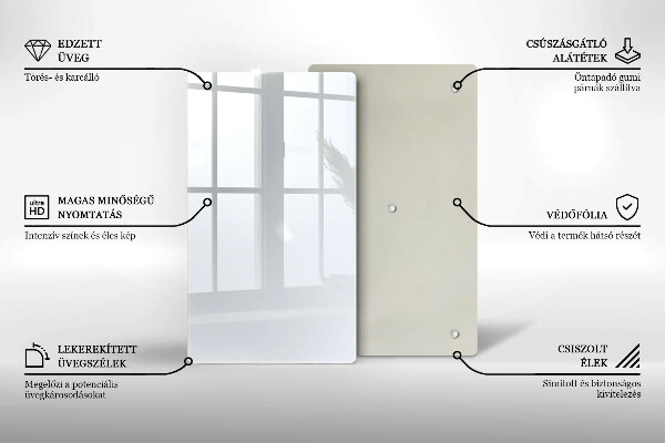 Kryt na indukčnú dosku biela farba