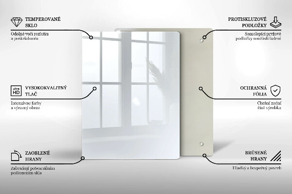 Kryt na indukčnú dosku biela farba