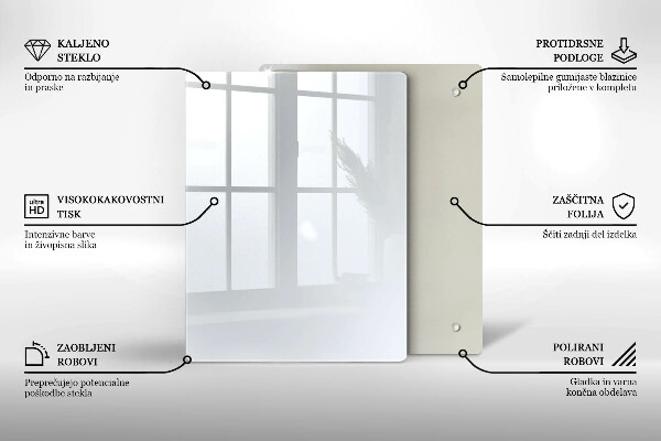 Kryt na indukčnú dosku biela farba