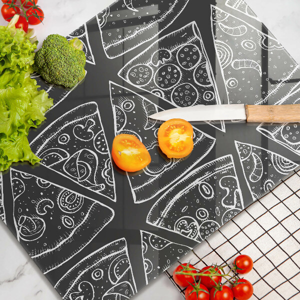 Kryt na sporák Pizza ilustrácie