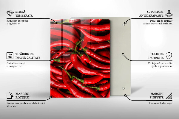 Kryt na indukčnú dosku Horúce čili papričky