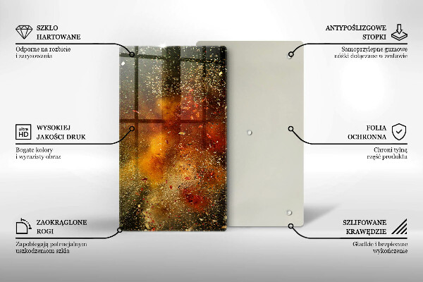 Kryt na indukčnú dosku Farebné korenie